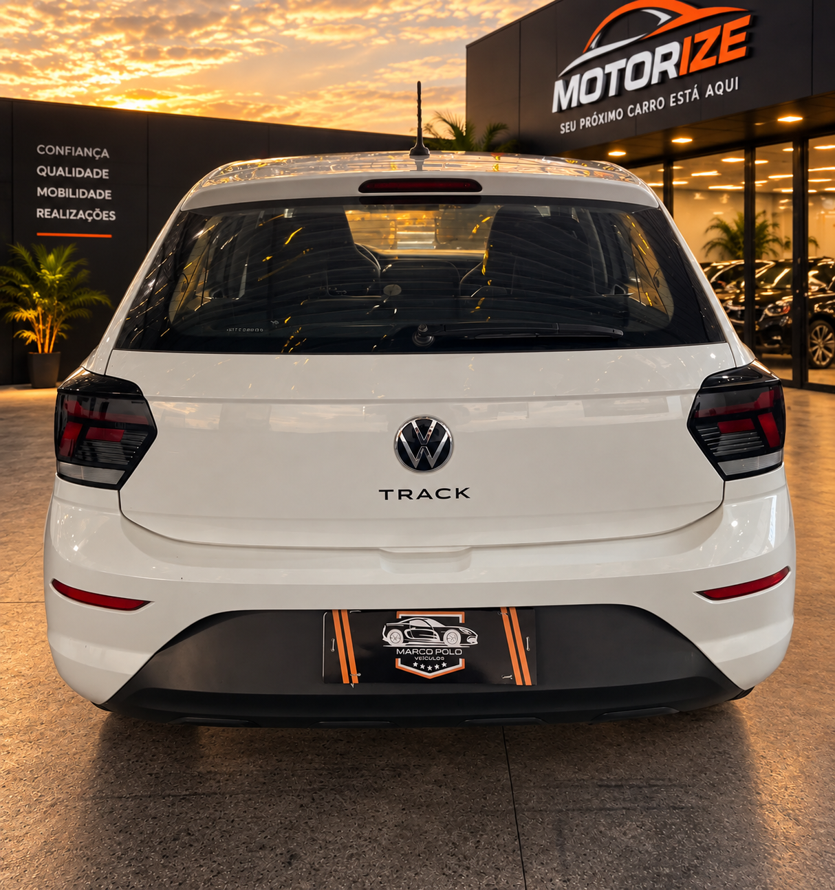 Volkswagen Polo Track 1.0 MPI — traseira