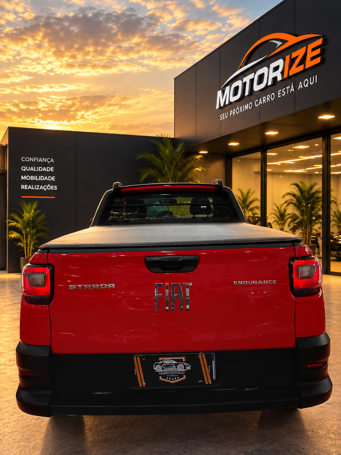 Fiat Strada Cabine Simples — traseira