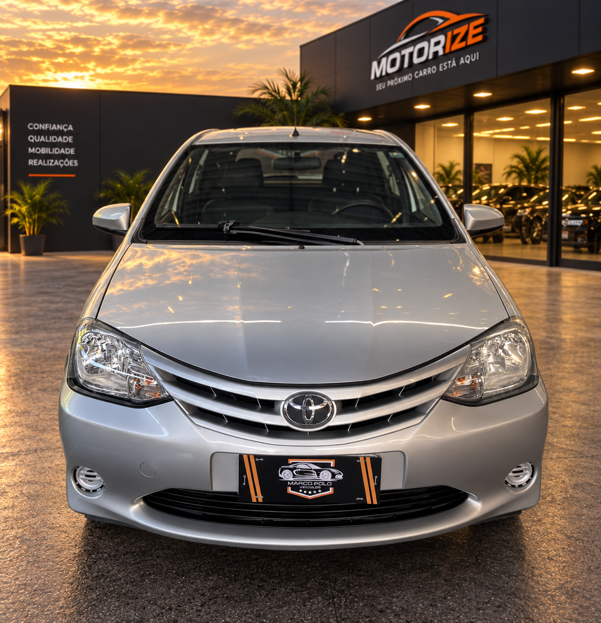 Toyota Etios XS 1.5 Flex 16V — frontal