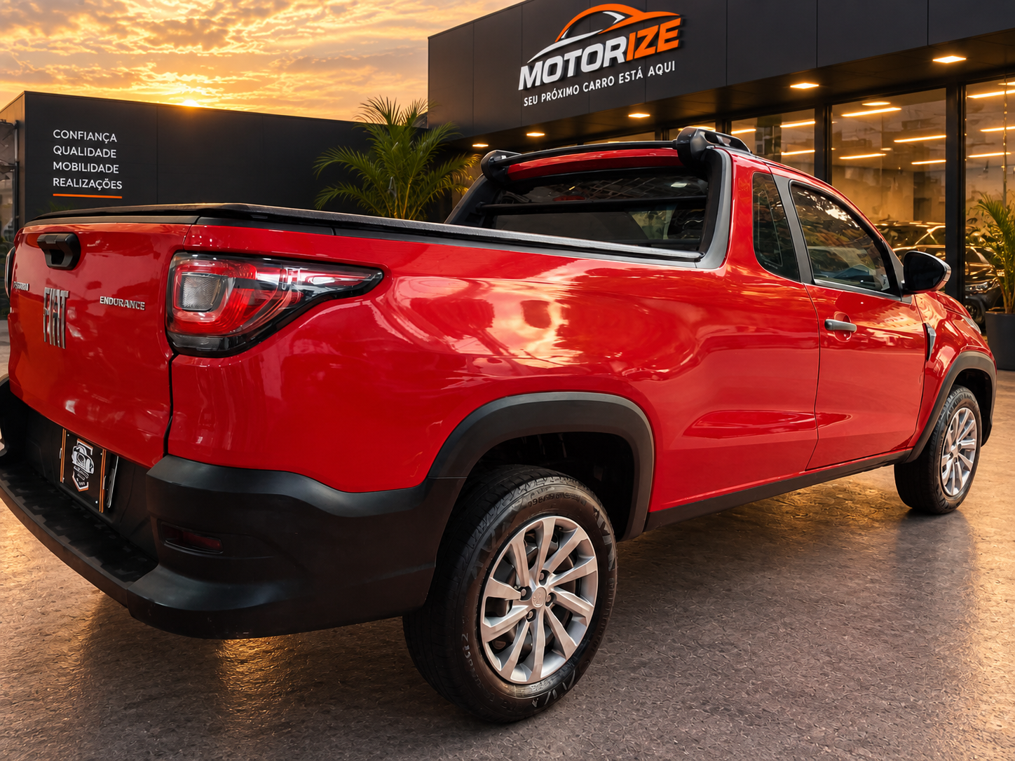 Fiat Strada Cabine Simples — lateral traseira