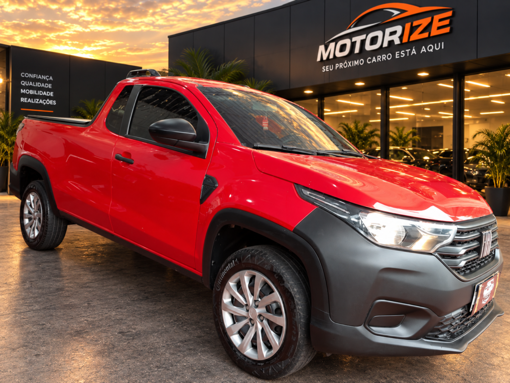 Fiat Strada Cabine Simples — Fiat Strada Cabine Simples — frente em três quartos