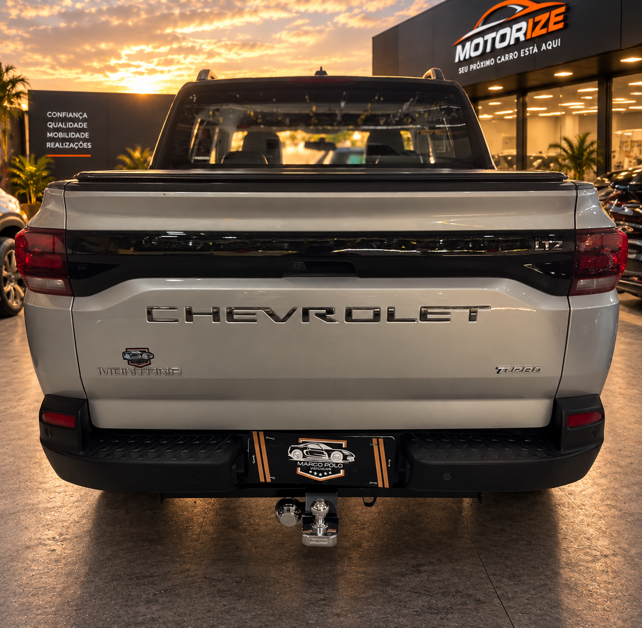 Chevrolet Montana LTZ 1.2 Turbo AT — traseira