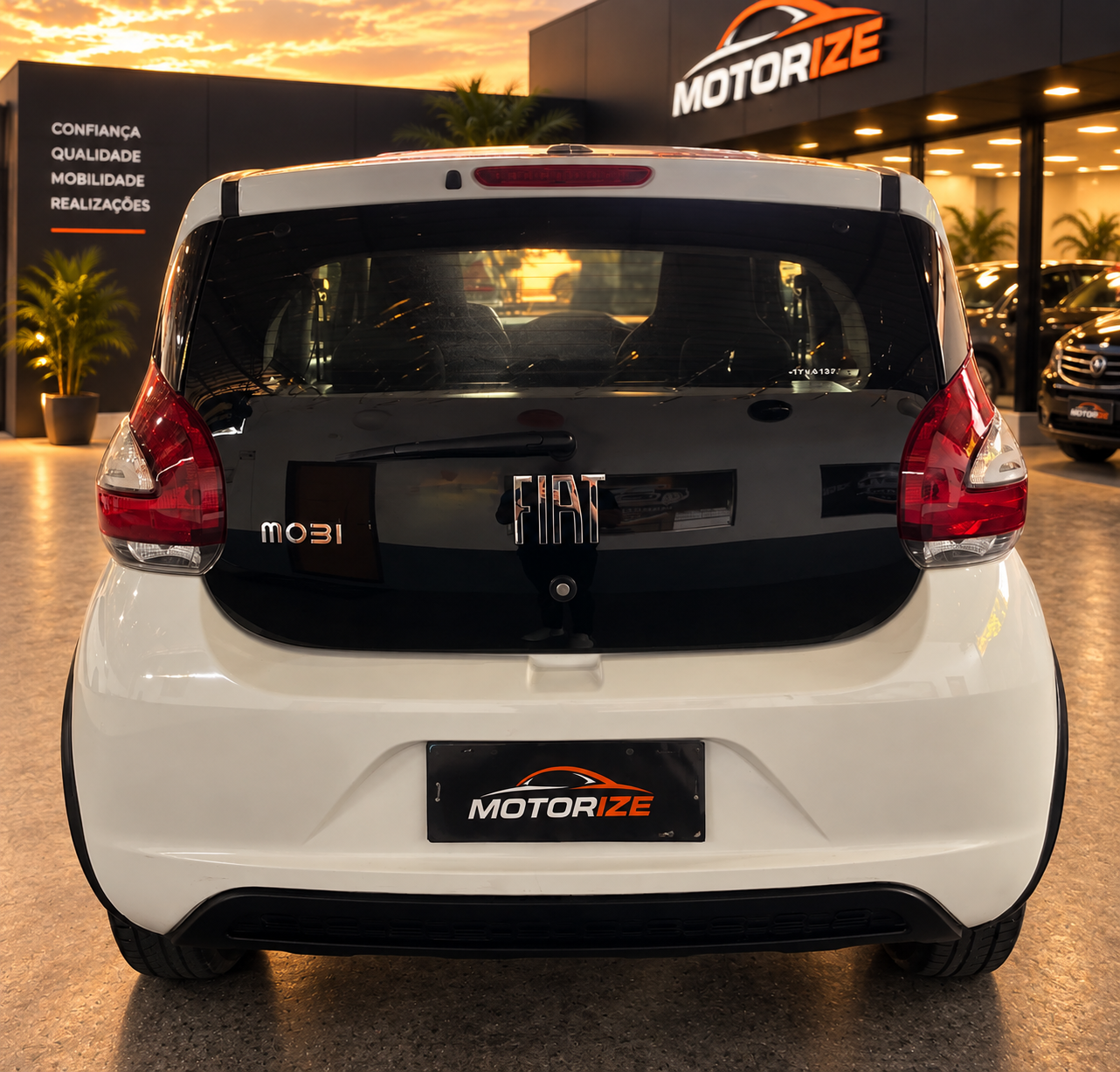 Fiat Mobi Like 1.0 — traseira