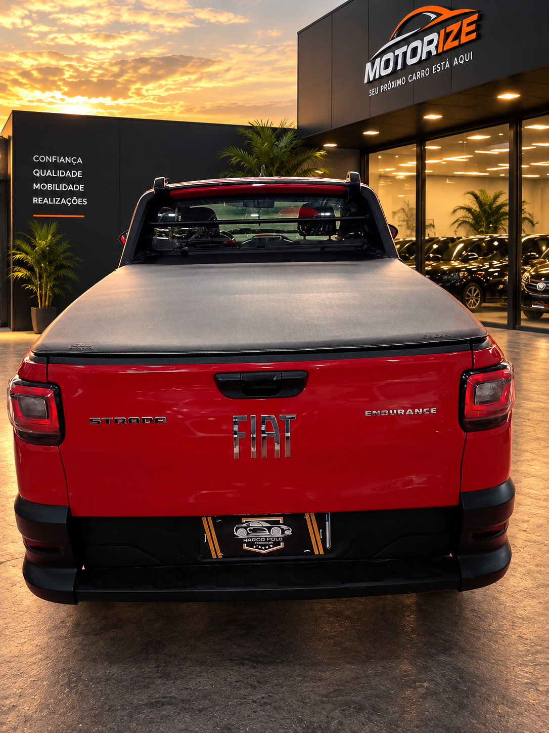 Fiat Strada Cabine Simples — traseira alternativa