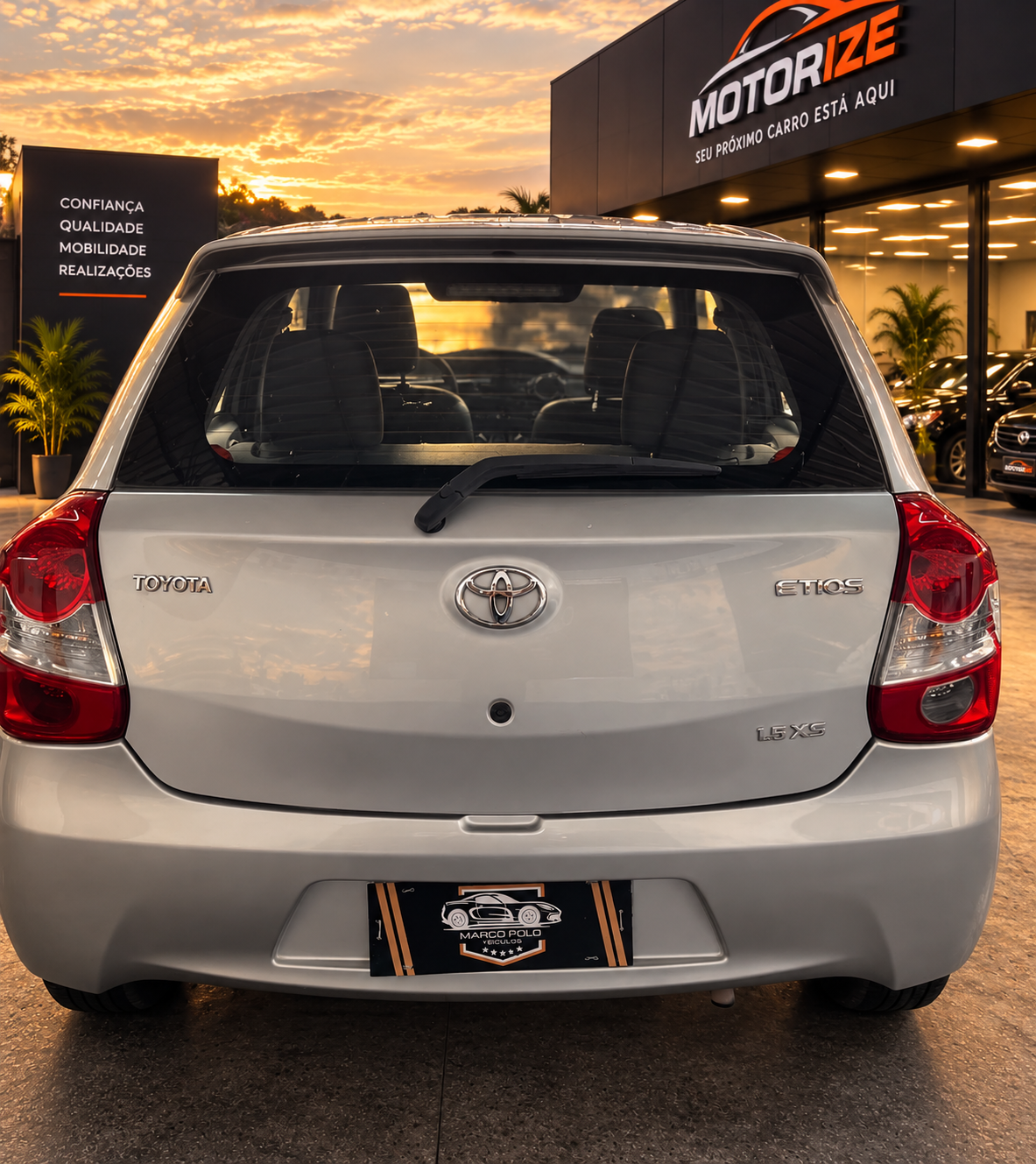 Toyota Etios XS 1.5 Flex 16V — traseira